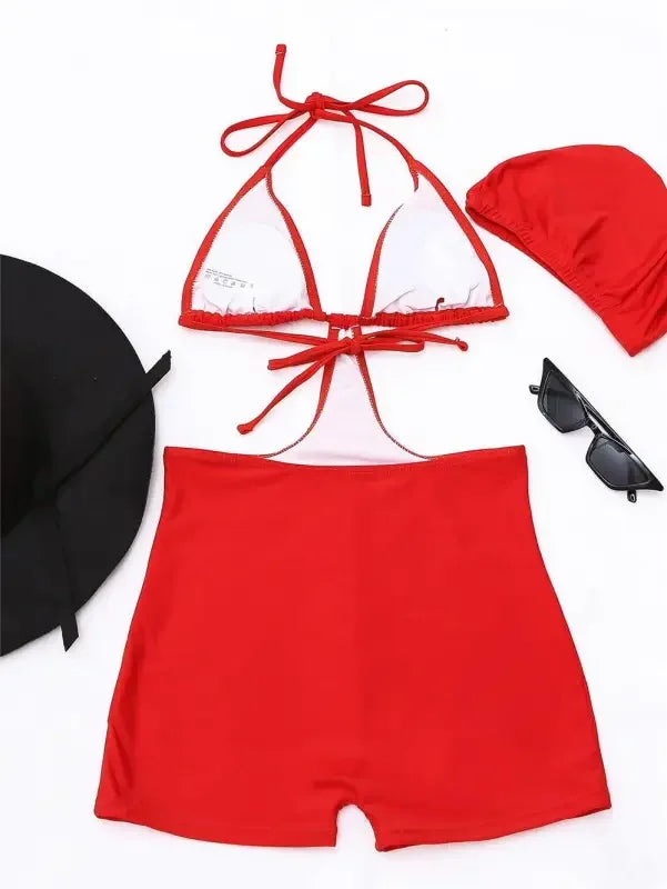 Swim Cap Cut Out Swimsuit | Fashionsarah.com