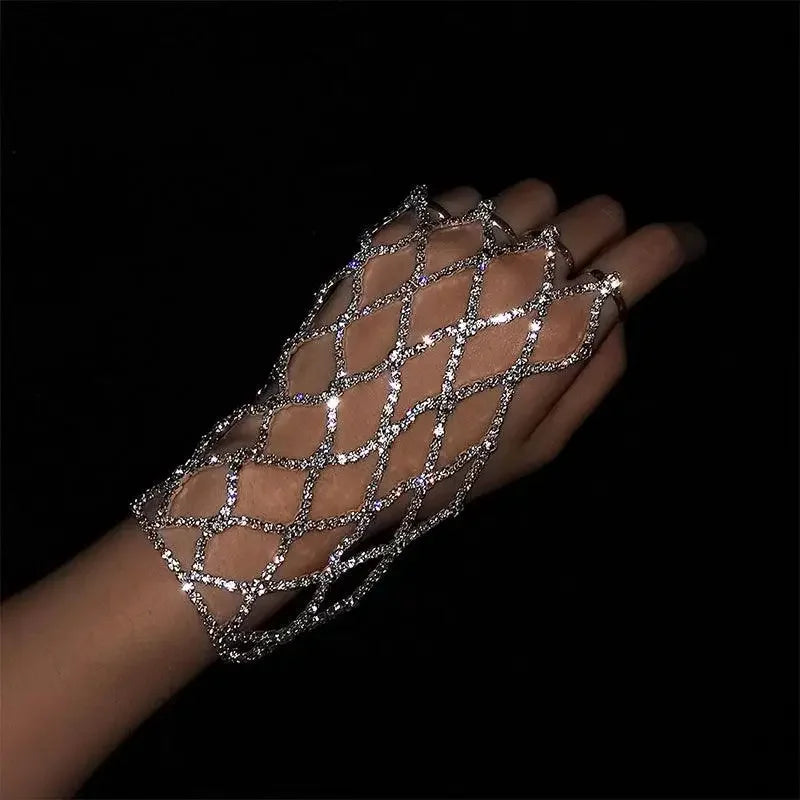 Finger Mesh Bracelet Jewelry | Fashionsarah.com