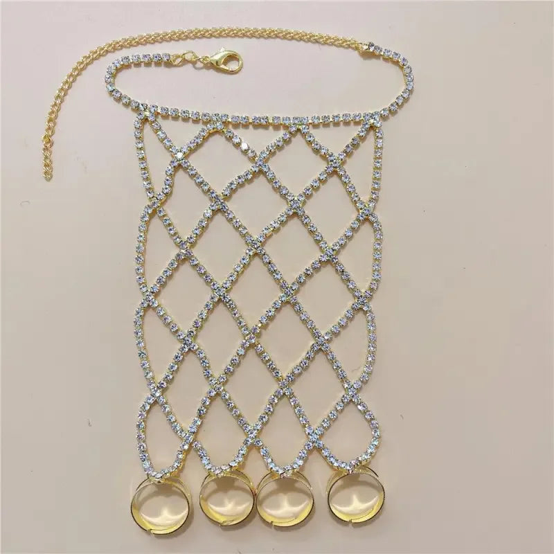 Finger Mesh Bracelet Jewelry | Fashionsarah.com