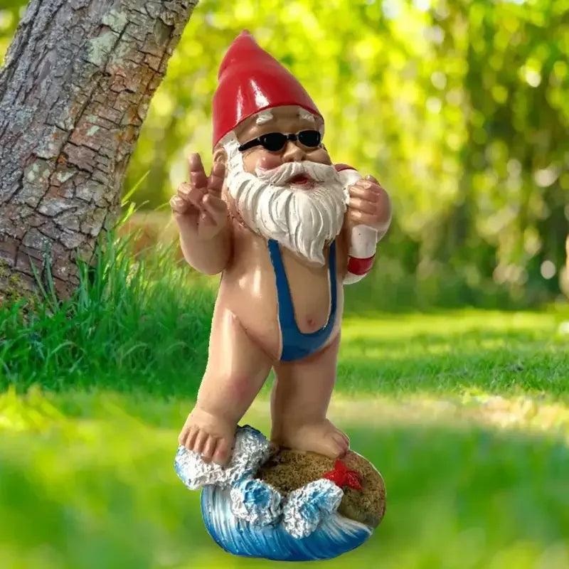 Swimming Santa Claus Christmas Miniatures | Fashionsarah.com