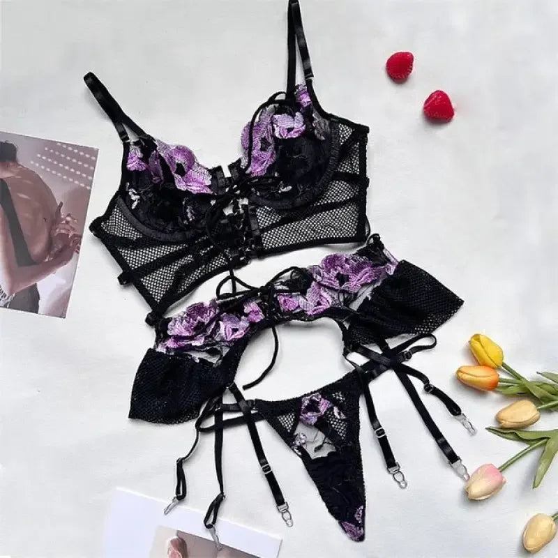 Luxury 3-Piece Bandage Breves Garters | Fashionsarah.com