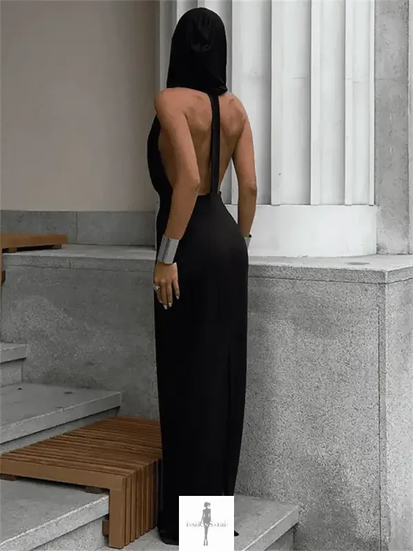 Fashionsarah.com Fashionsarah.com Hooded Backless Summer Dress