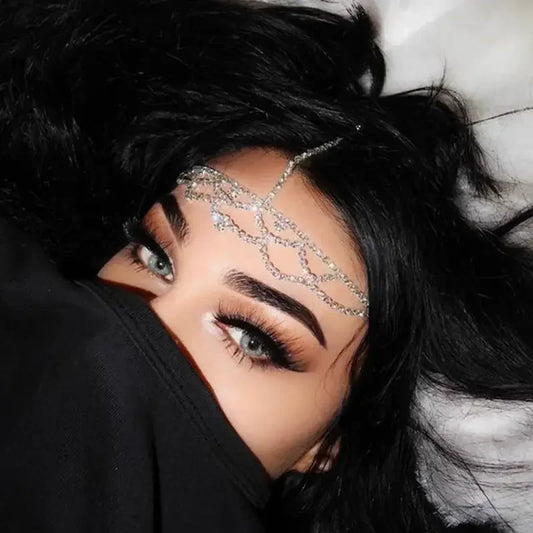 Bohemian Crystal Hair Chain | Fashionsarah.com