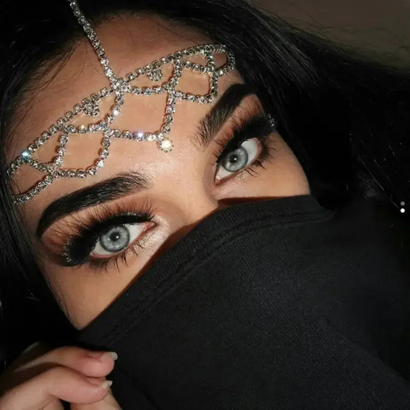 Bohemian Crystal Hair Chain | Fashionsarah.com