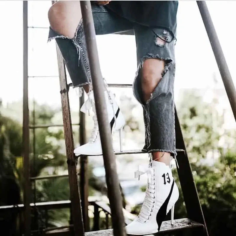 Spring Ankle Cross Tied Boots | Fashionsarah.com