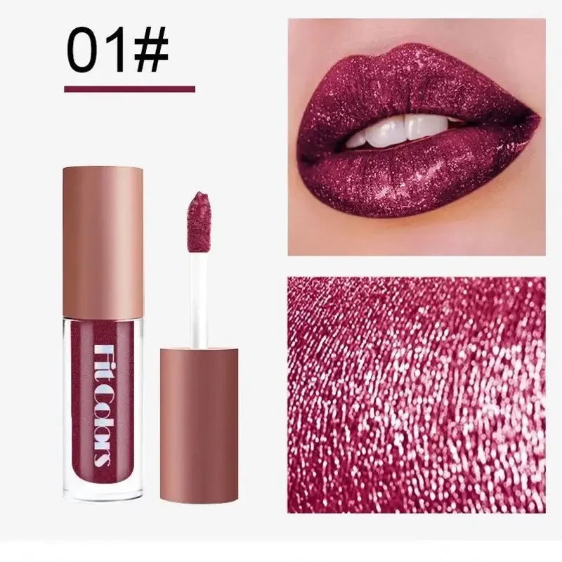 4pcs/set Diamond Waterproof Lip Gloss | Fashionsarah.com