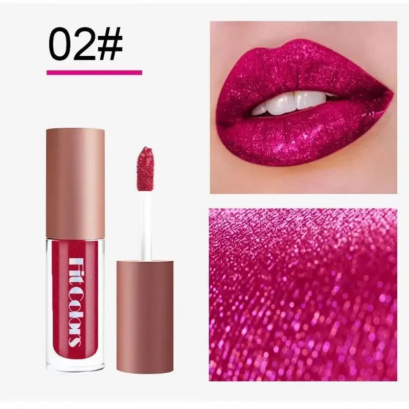 4pcs/set Diamond Waterproof Lip Gloss | Fashionsarah.com