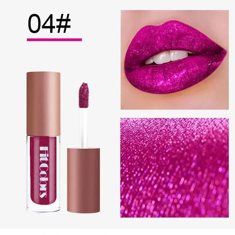 4pcs/set Diamond Waterproof Lip Gloss | Fashionsarah.com