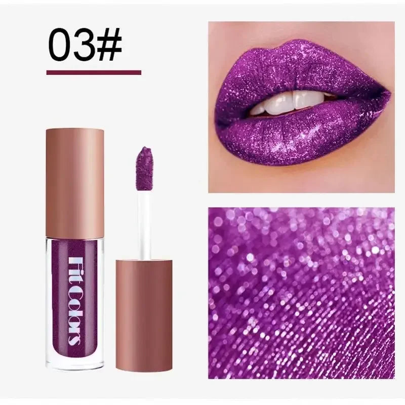 4pcs/set Diamond Waterproof Lip Gloss | Fashionsarah.com