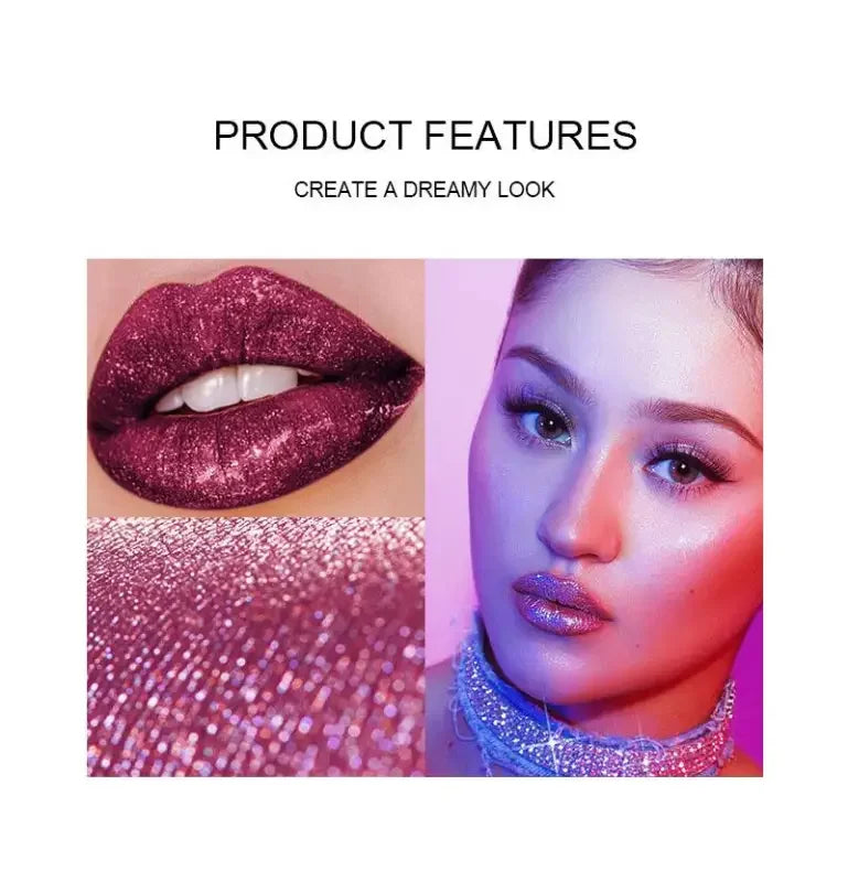 4pcs/set Diamond Waterproof Lip Gloss | Fashionsarah.com