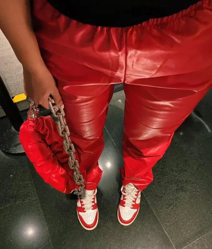 Women Leather Trousers | Fashionsarah.com