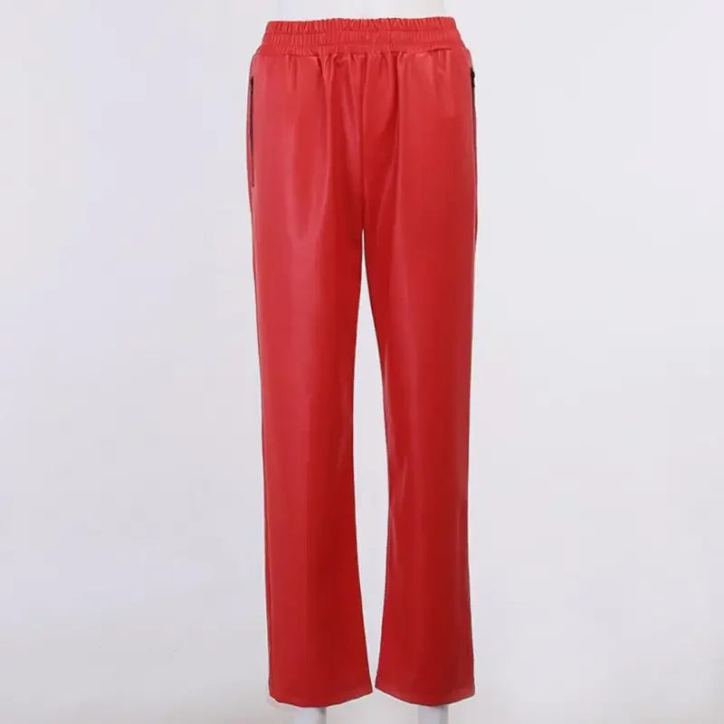 Women Leather Trousers | Fashionsarah.com