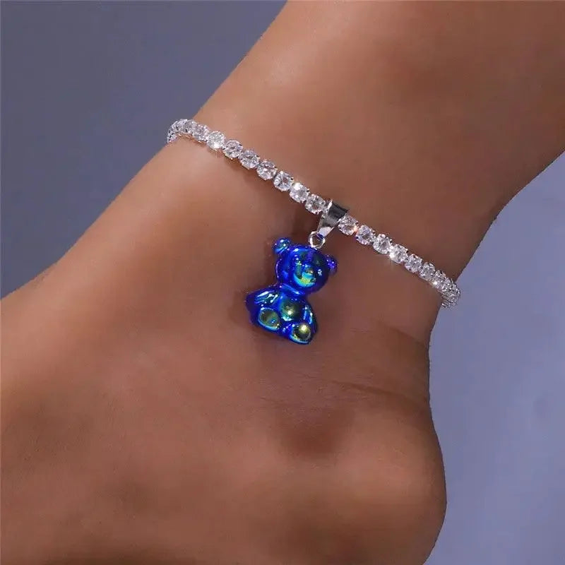 Teddy Bear Anklet Bracelets | Fashionsarah.com