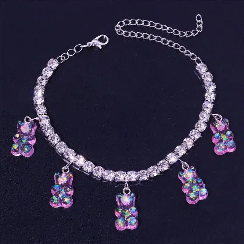Teddy Bear Anklet Bracelets | Fashionsarah.com