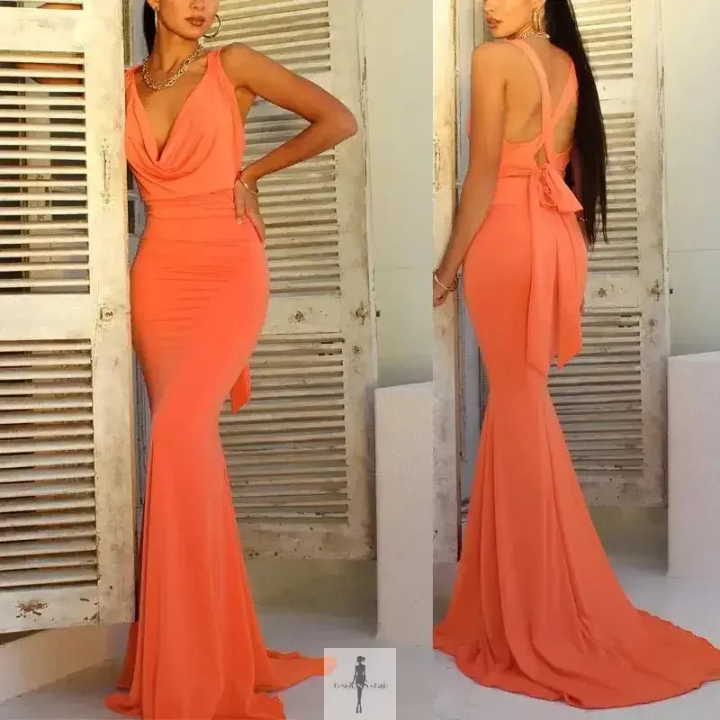 Fashionsarah.com Fashionsarah.com Stretch Prom Gown Dress