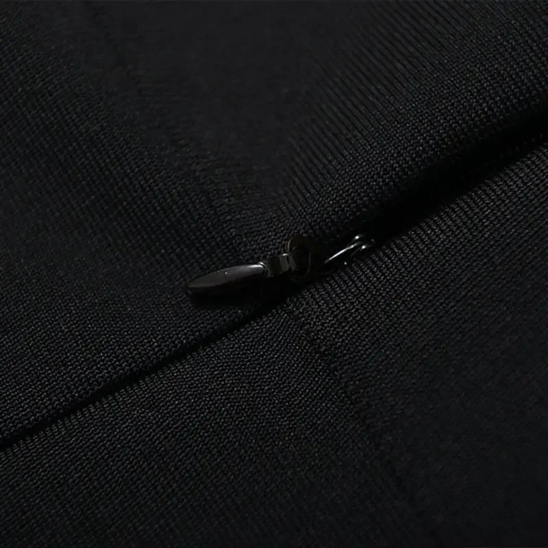 Luxury Crystal Flower High Split Dress | Fashionsarah.com