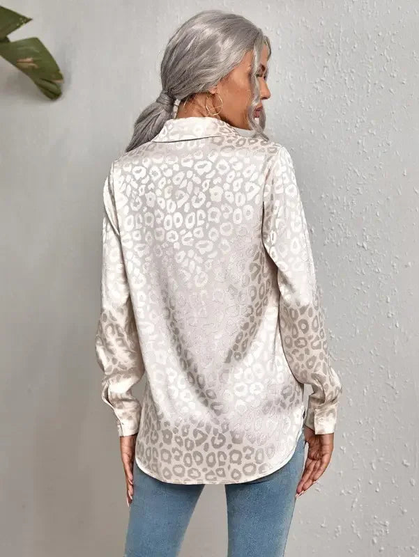 Fashionsarah.com Elegant Office Leopard Blouses