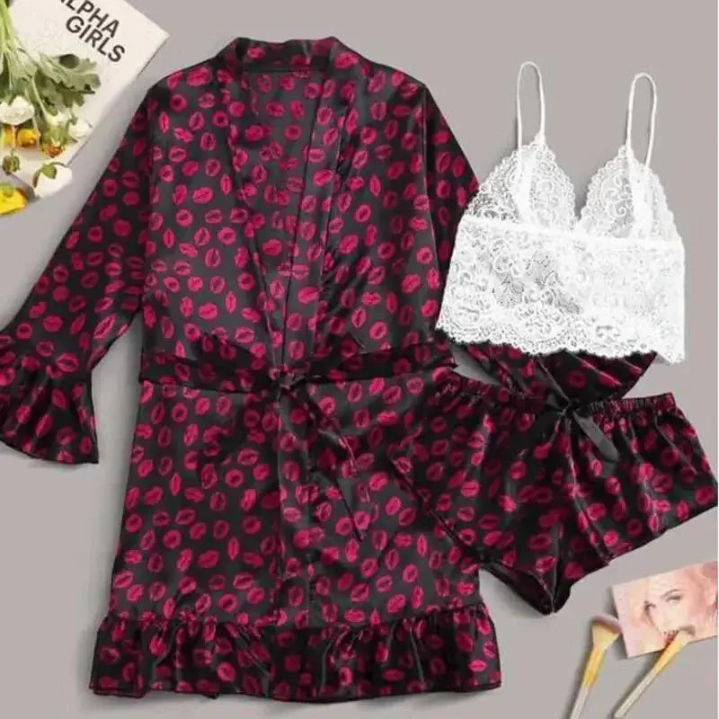 3 Pieces Pajamas Sets | Fashionsarah.com