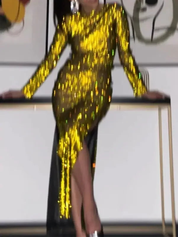 Rhinestone maxi summer dress | Fashionsarah.com