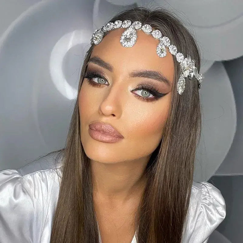 Rhinestone Water Drop Head Jewelry | Fashionsarah.com