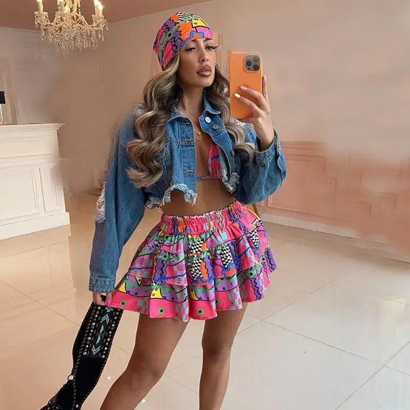 New Bandana Bikini and Cake Skirt | Fashionsarah.com