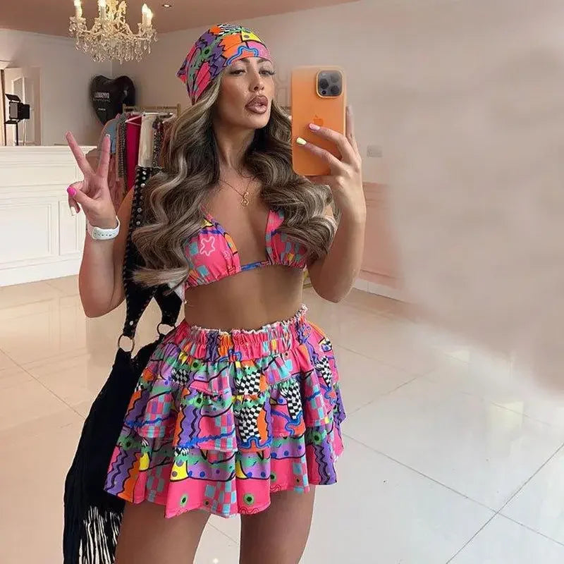 New Bandana Bikini and Cake Skirt | Fashionsarah.com