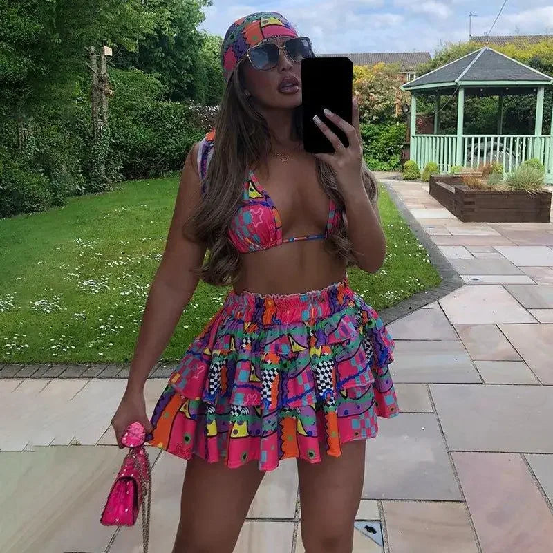 New Bandana Bikini and Cake Skirt | Fashionsarah.com