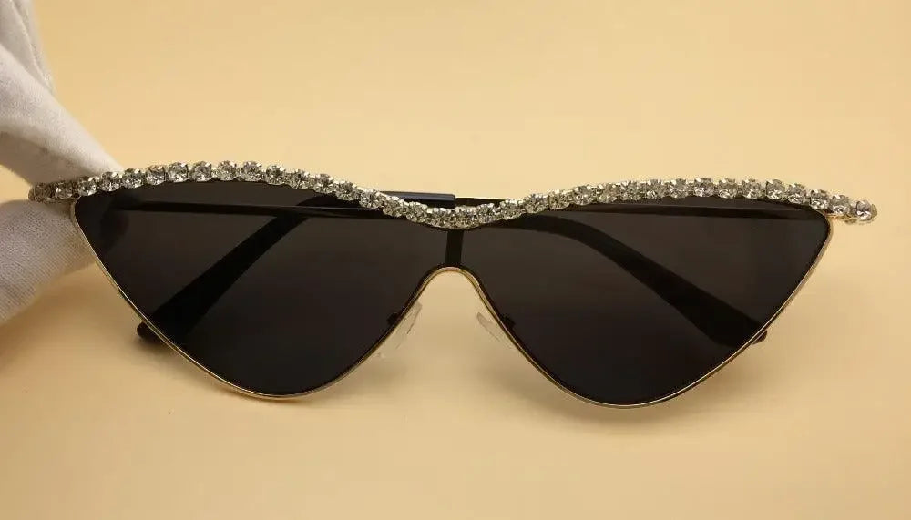 Cat Eye Rhinestone Glasses | Fashionsarah.com