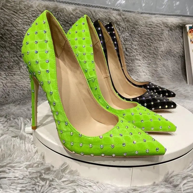 Rhinestones Stiletto Heels | Fashionsarah.com