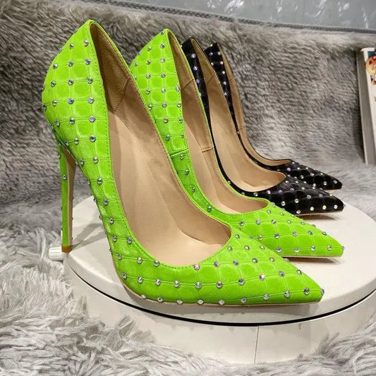 Rhinestones Stiletto Heels | Fashionsarah.com