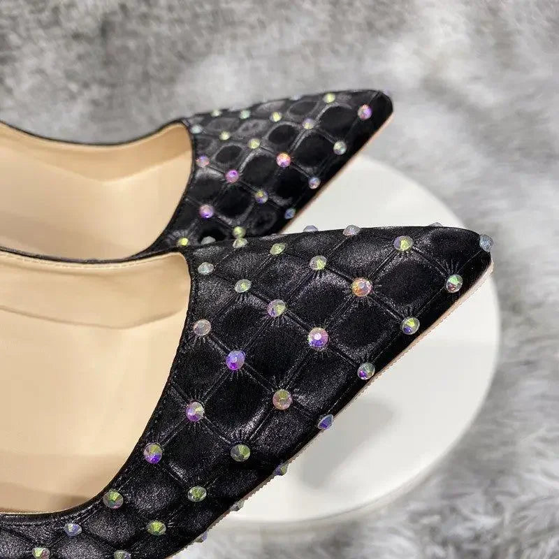 Rhinestones Stiletto Heels | Fashionsarah.com