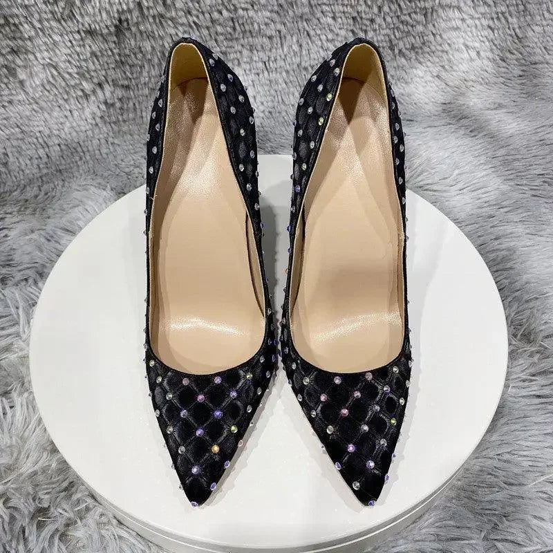 Rhinestones Stiletto Heels | Fashionsarah.com