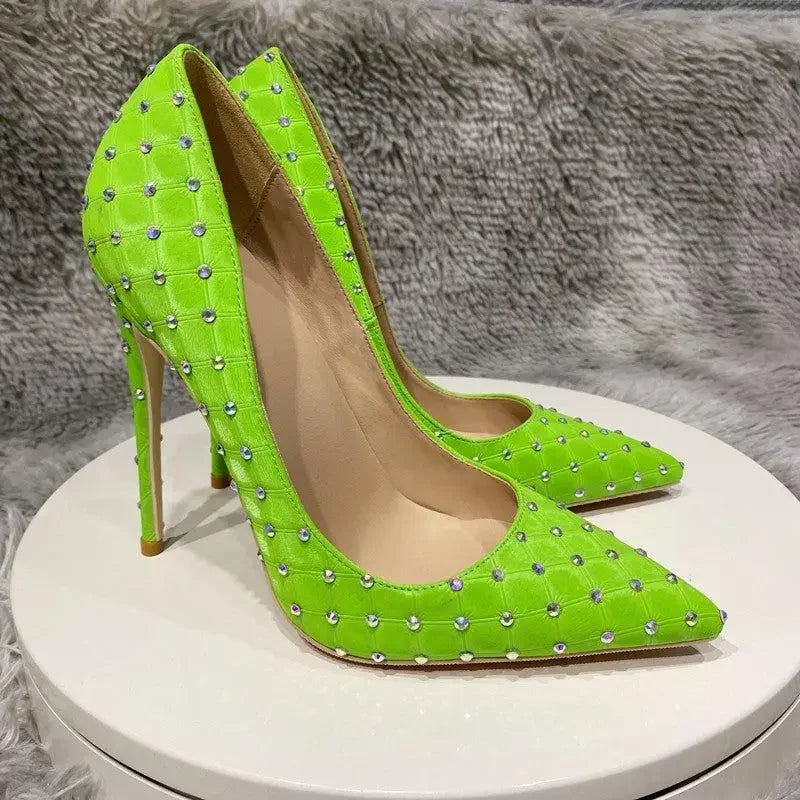 Rhinestones Stiletto Heels | Fashionsarah.com