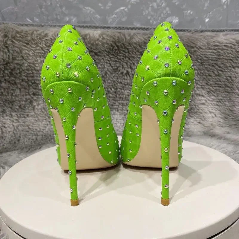 Rhinestones Stiletto Heels | Fashionsarah.com