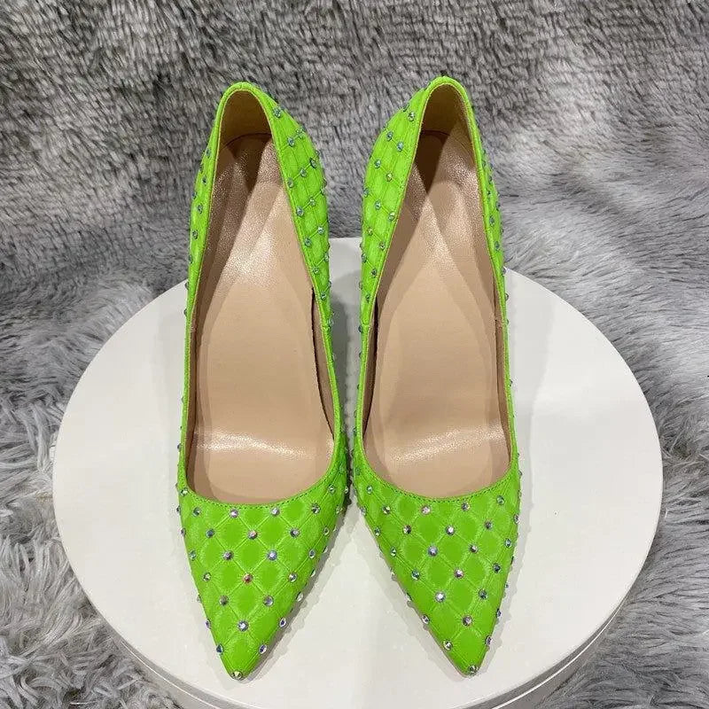 Rhinestones Stiletto Heels | Fashionsarah.com