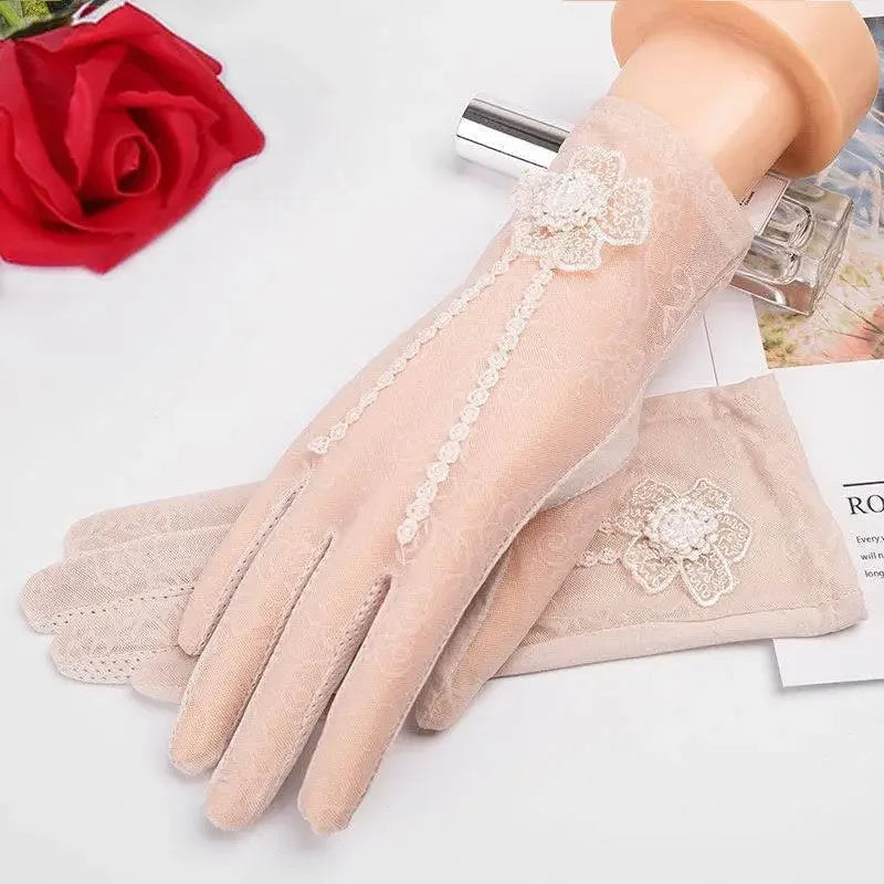 Lace Anti-UV Anti-slip Gloves | Fashionsarah.com