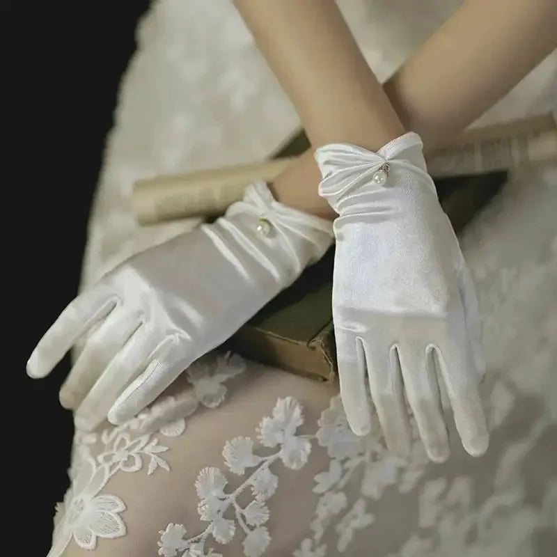 Elegant Pearl Gloves | Fashionsarah.com
