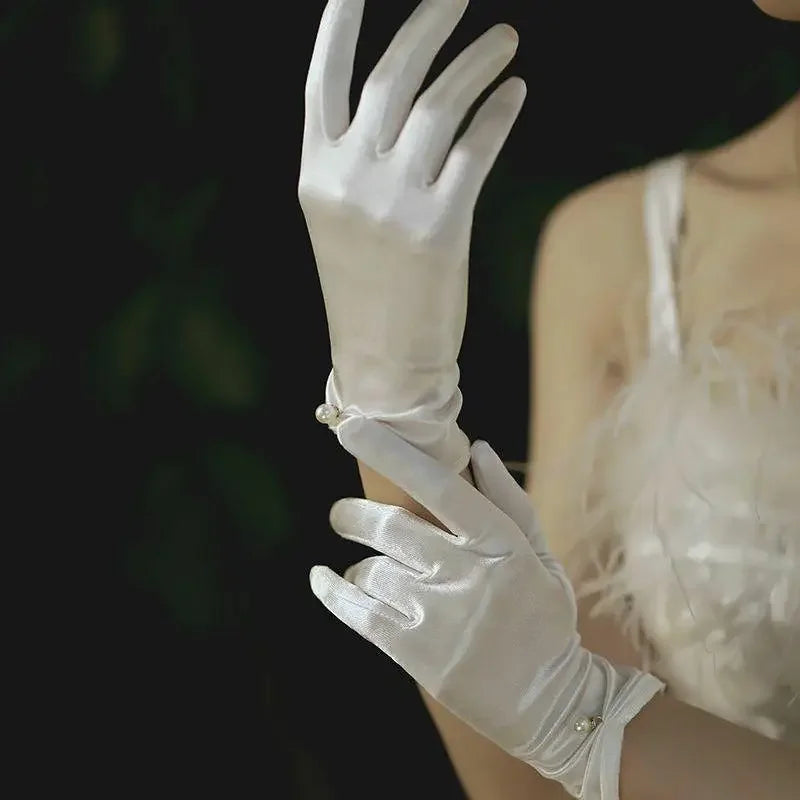 Elegant Pearl Gloves | Fashionsarah.com