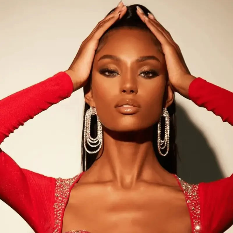 Multi-layer Long Tassel Earrings | Fashionsarah.com