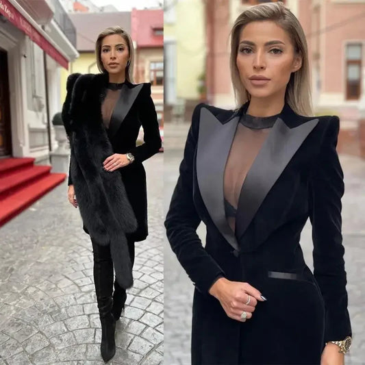Elegant Blazer Suit | Fashionsarah.com