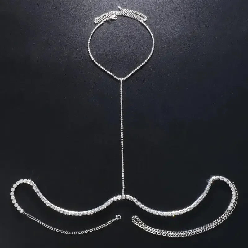 Rhinestone Body Chain Jewelry | Fashionsarah.com