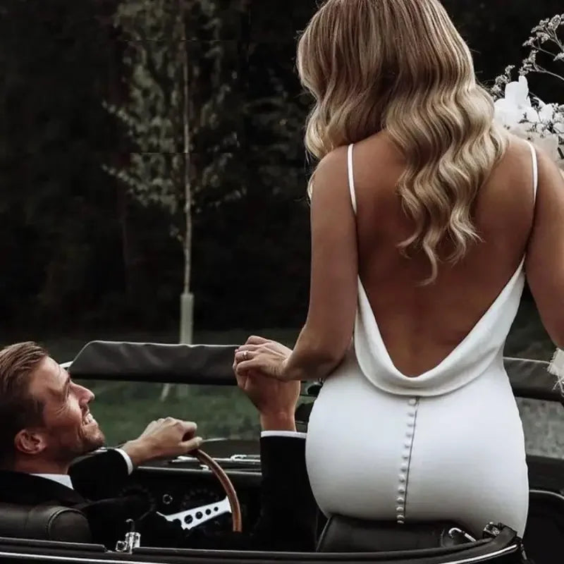 Silk Satin Wedding Dress | Fashionsarah.com