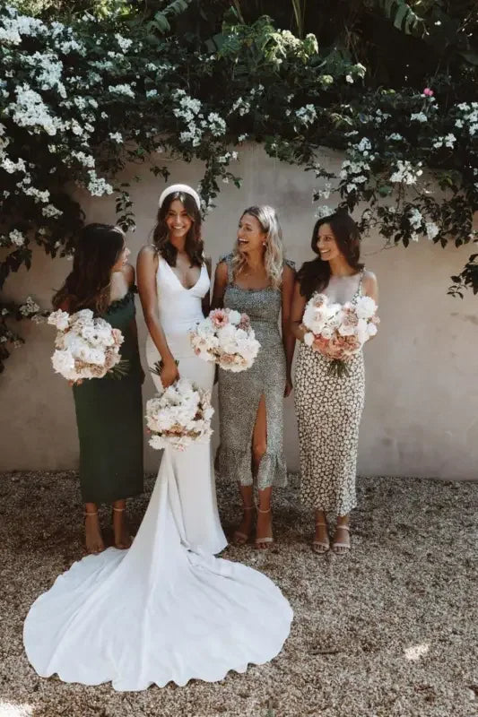 Silk Satin Wedding Dress | Fashionsarah.com