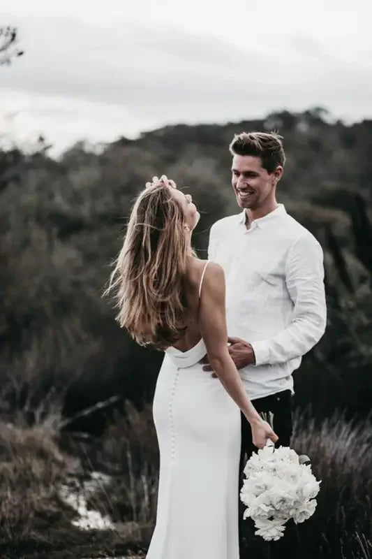 Silk Satin Wedding Dress | Fashionsarah.com