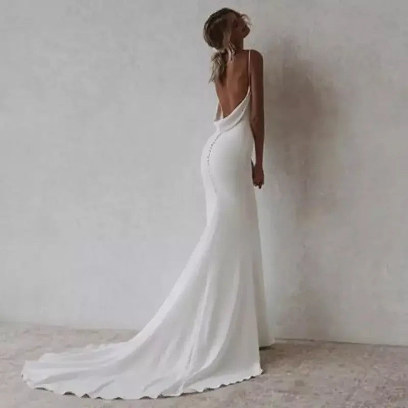 Silk Satin Wedding Dress | Fashionsarah.com