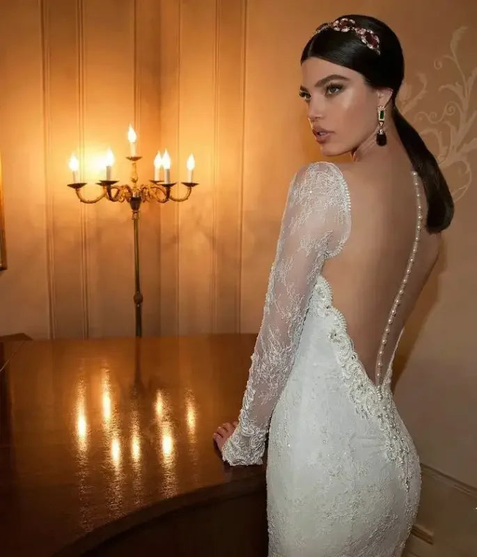 Luxurious Lace Wedding Dress with Cape | Fashionsarah.com