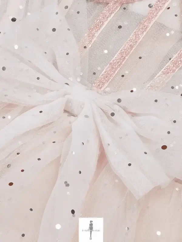 Fashionsarah.com Fashionsarah.com Elegant Shining Sparkle Beading Wedding Dress With Bow