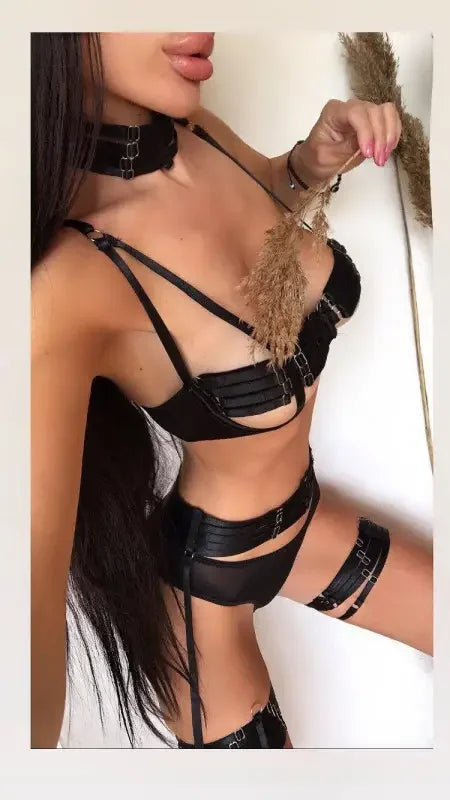 4-Piece Cut Out Bandage Sets | Fashionsarah.com