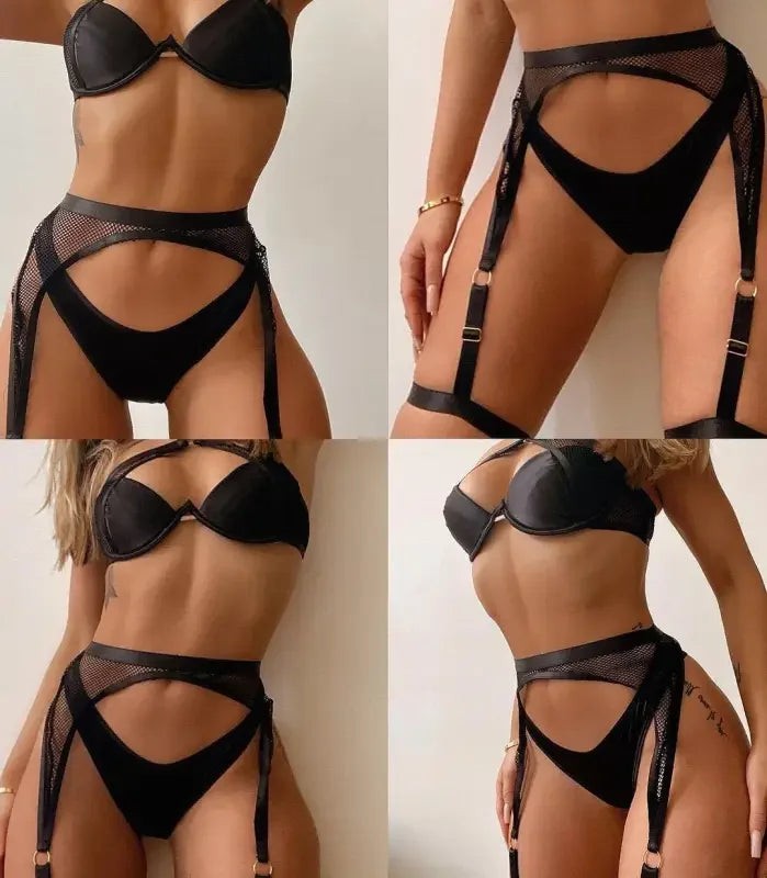 3-Piece Halter Bra Set | Fashionsarah.com