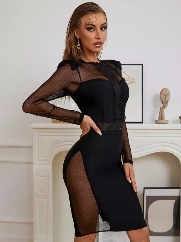 New Dot Bandage Dress | Fashionsarah.com